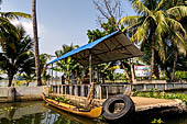 Kerala backwaters, travelling the neighborhood by public ferry service from  Alleppey to Kumbakonam. 